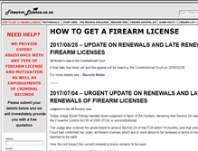 Tablet Screenshot of firearm-license.co.za